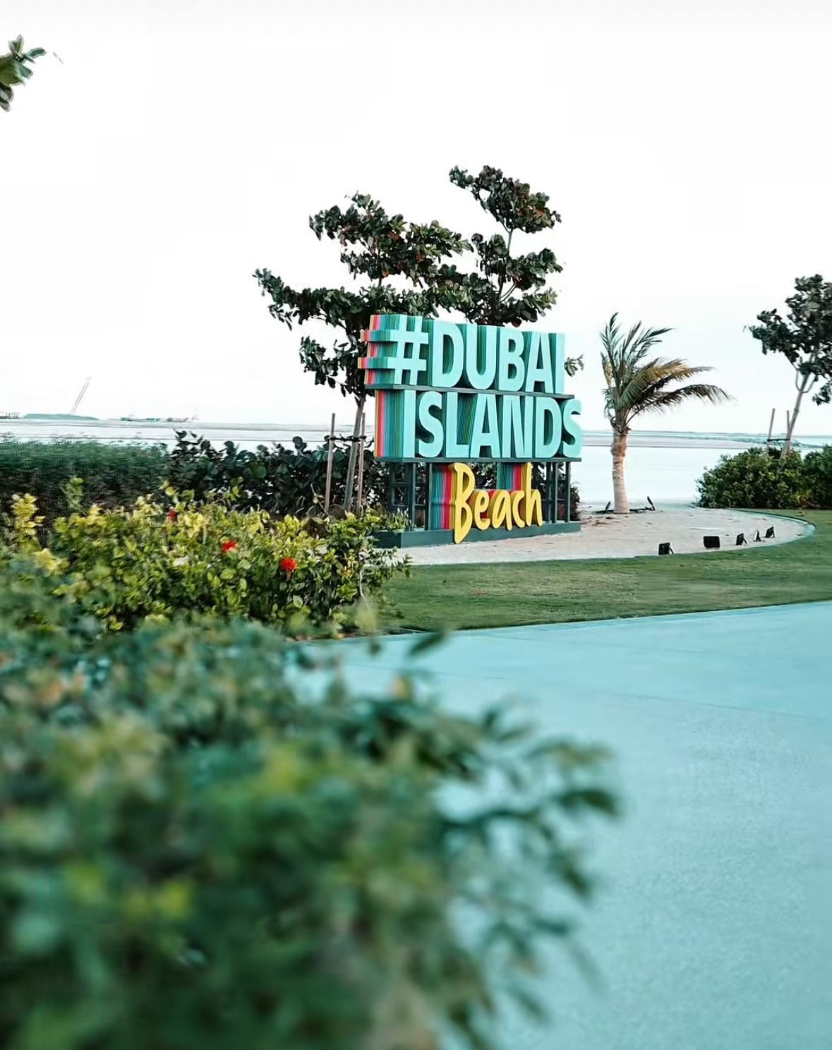 Prime beachfront location on Dubai Islands