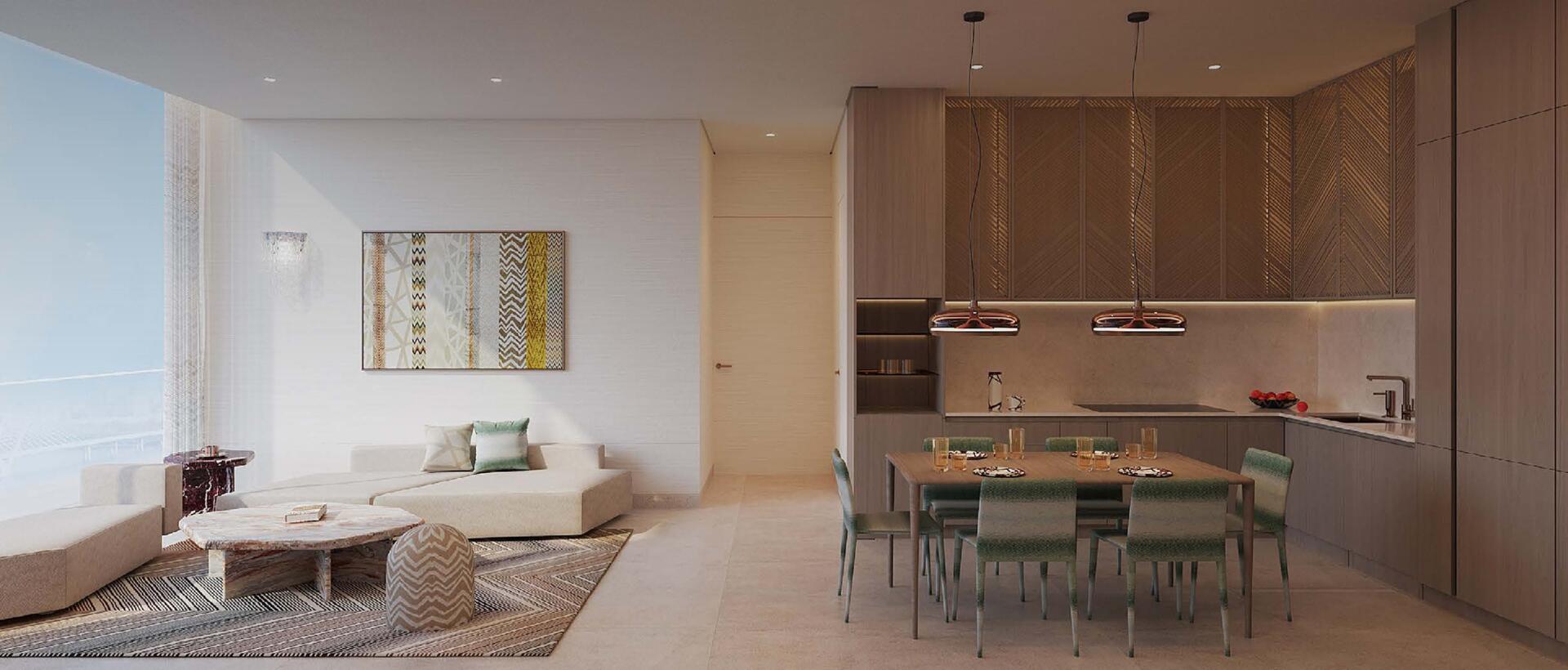 Open plan living with seamless indoor-outdoor flow